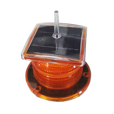 Chine feu de balisage marin solaire ambre de l'aquiculture 2-3NM avec la lampe d'avertissement de navigation solaire de transitoire d'oiseau pour le bateau de bateau fournisseur